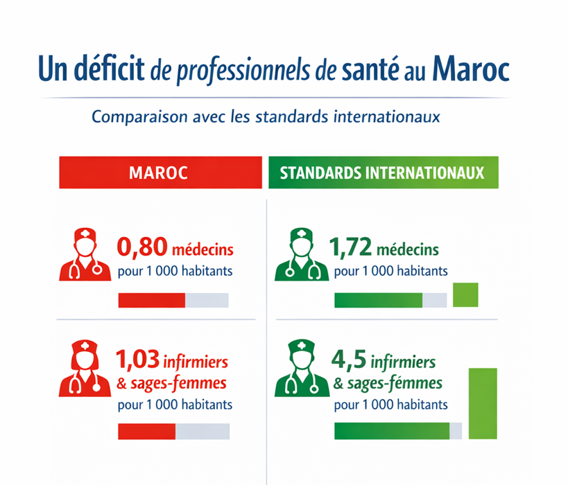 1. Le secteur de la santé au Maroc en 2025–2026 : chiffres et tendances